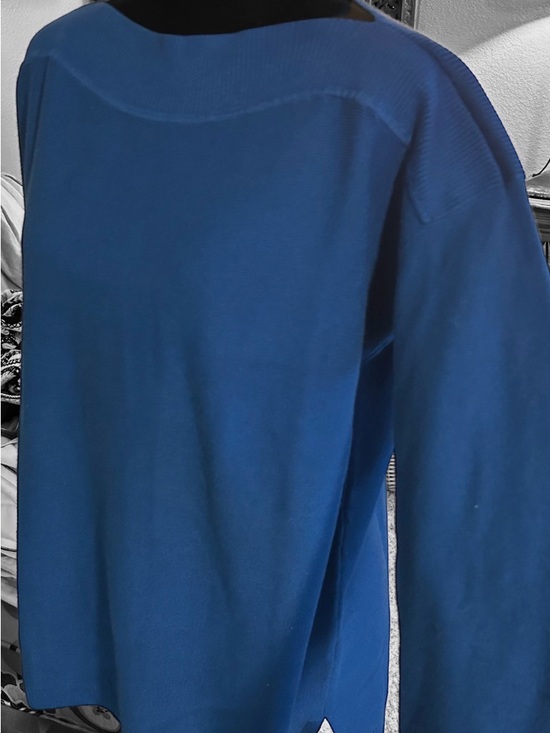 J. Jill Sapphire Blue Sweater- Lightweight Women's M - Picture 2 of 5
